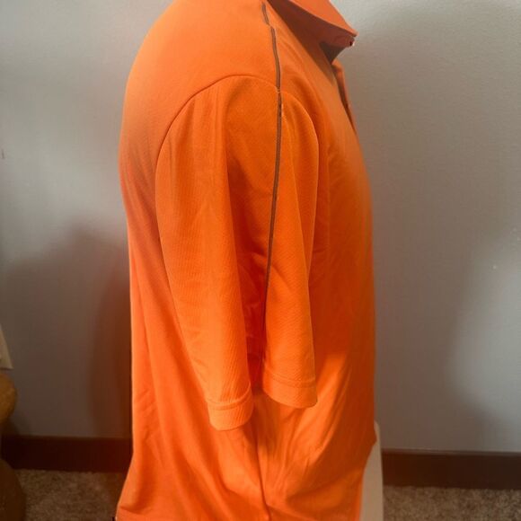 Under Armour HeatGear Mens XXL Orange Short Sleeve Polo - Picture 5 of 5